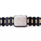 [Near Mint] 1985 Seiko Quartz Matte Black Dial Ladies' Two Tone Wrist-Watch