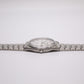 1988 Seiko Quartz Straight Grain Silver Dial Men's Wrist Watch