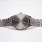 1988 Seiko Quartz Straight Grain Silver Dial Men's Wrist Watch