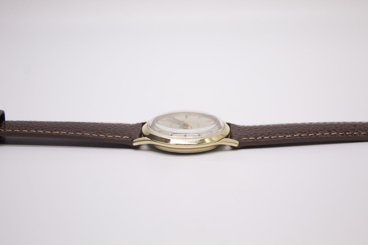 [Serviced] 1960s Hamilton Automatic Light Golden Dial Micro-Rotor Movement Men's Wrist-Watch