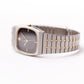 1985 Seiko Quartz Straight Grain Gray Dial Men's Wrist-Watch