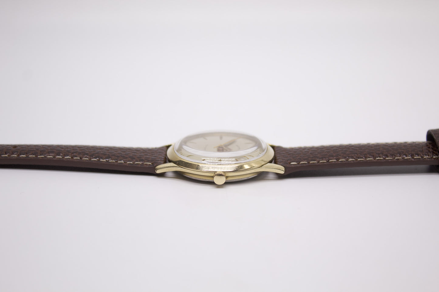 [Serviced] 1960s Hamilton Automatic Light Golden Dial Micro-Rotor Movement Men's Wrist-Watch