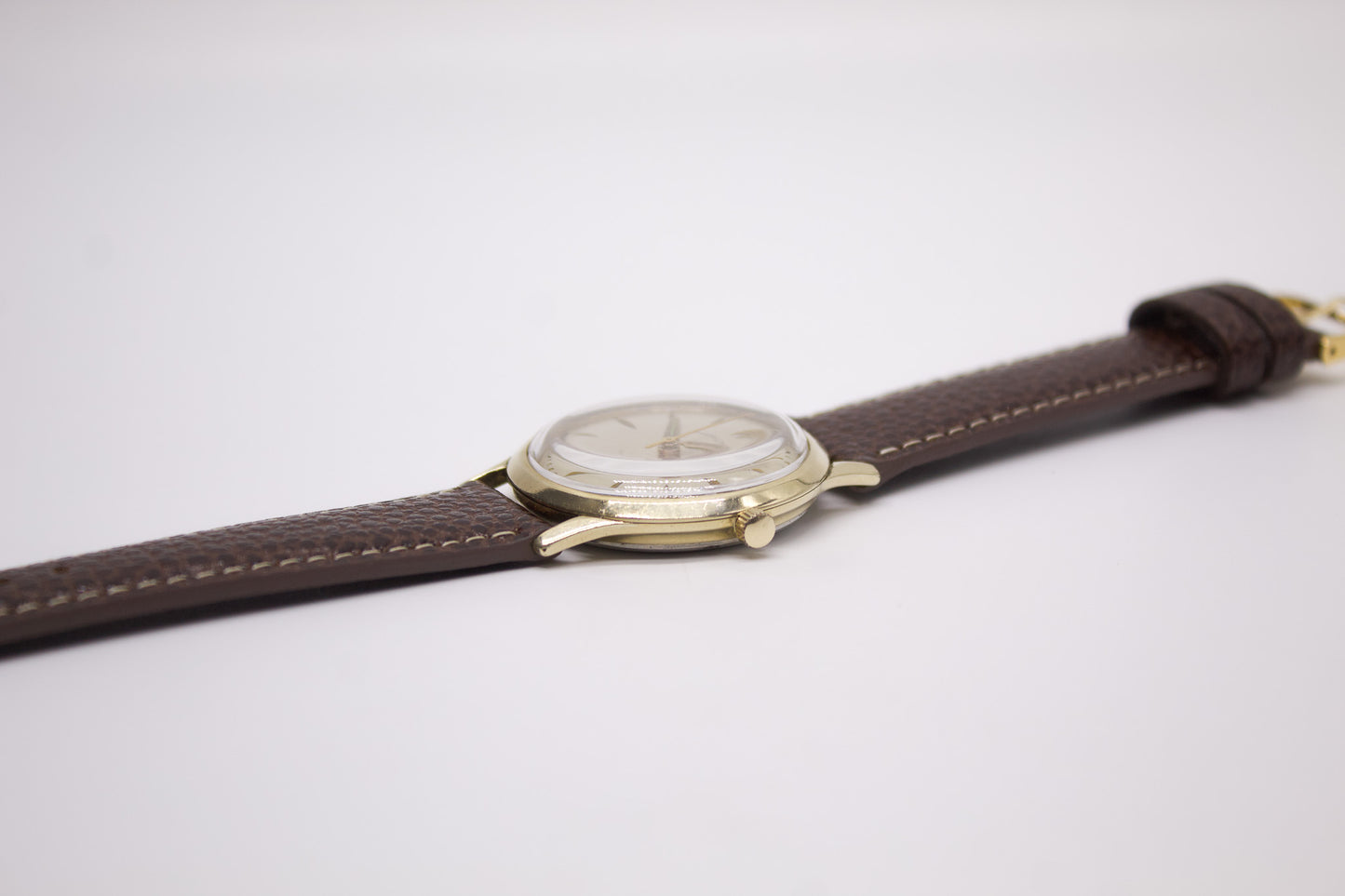 [Serviced] 1960s Hamilton Automatic Light Golden Dial Micro-Rotor Movement Men's Wrist-Watch