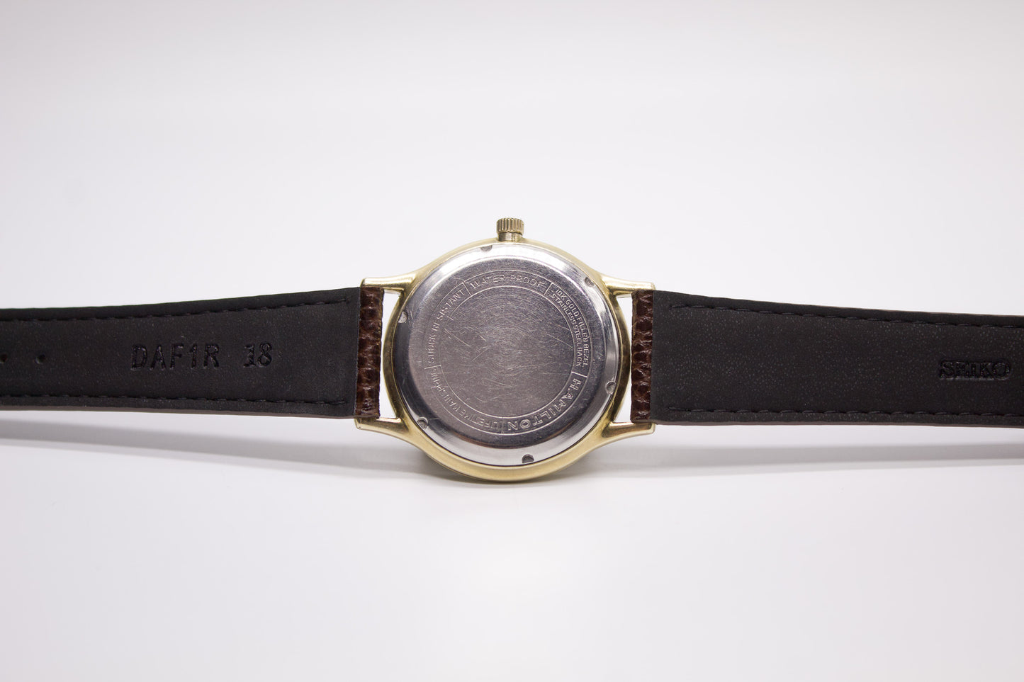 [Serviced] 1960s Hamilton Automatic Light Golden Dial Micro-Rotor Movement Men's Wrist-Watch
