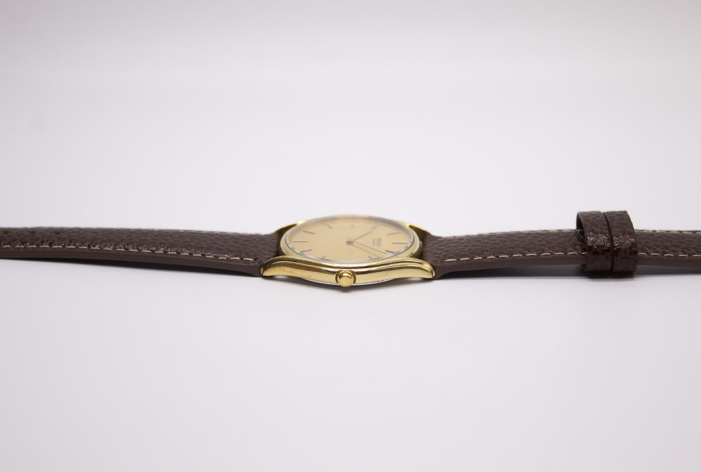 1981 Seiko Quartz Straight Grain Golden Dial