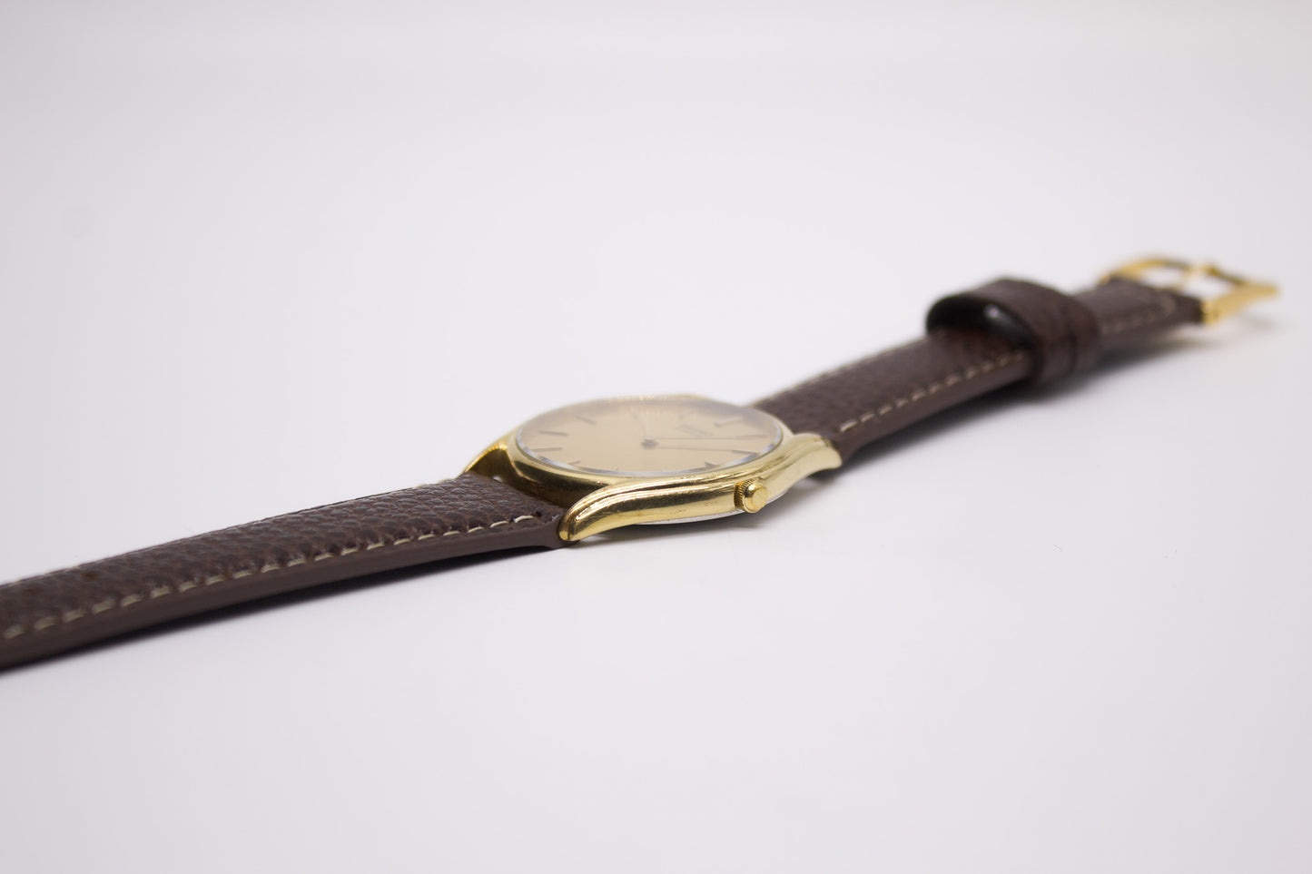 1981 Seiko Quartz Straight Grain Golden Dial