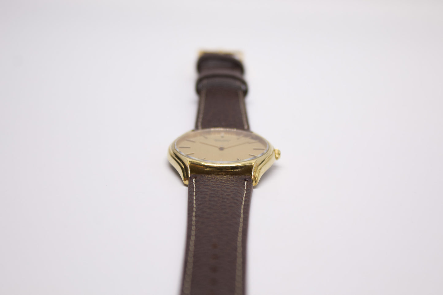 1981 Seiko Quartz Straight Grain Golden Dial