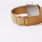 1984 Citizen Exceed Braided Golden Tank Men's Wrist-Watch W/Box & Papers