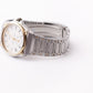 1982 Seiko Quartz Silverwave Cream White Roman Dial Two Tone Men's Wrist-Watch