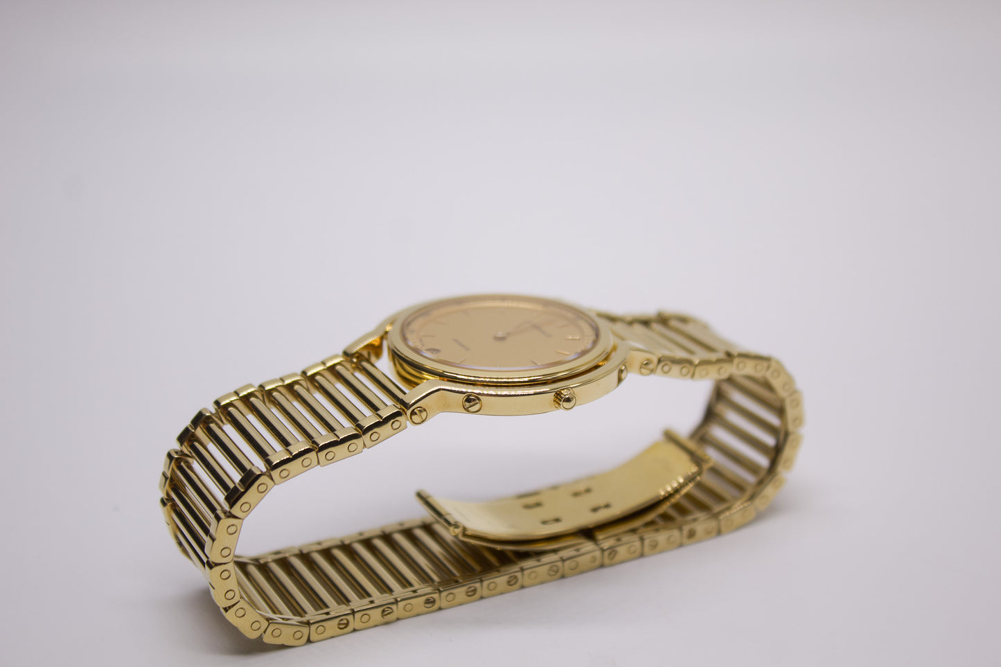 [Mint] 1986 Seiko Lassale Golden Linen Dial Men's Wrist-Watch