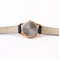 1994 Pulsar Quartz Striped Golden Roman Dial Ladies' Wrist-Watch