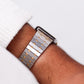 1985 Seiko Quartz Straight Grain Gray Dial Men's Wrist-Watch