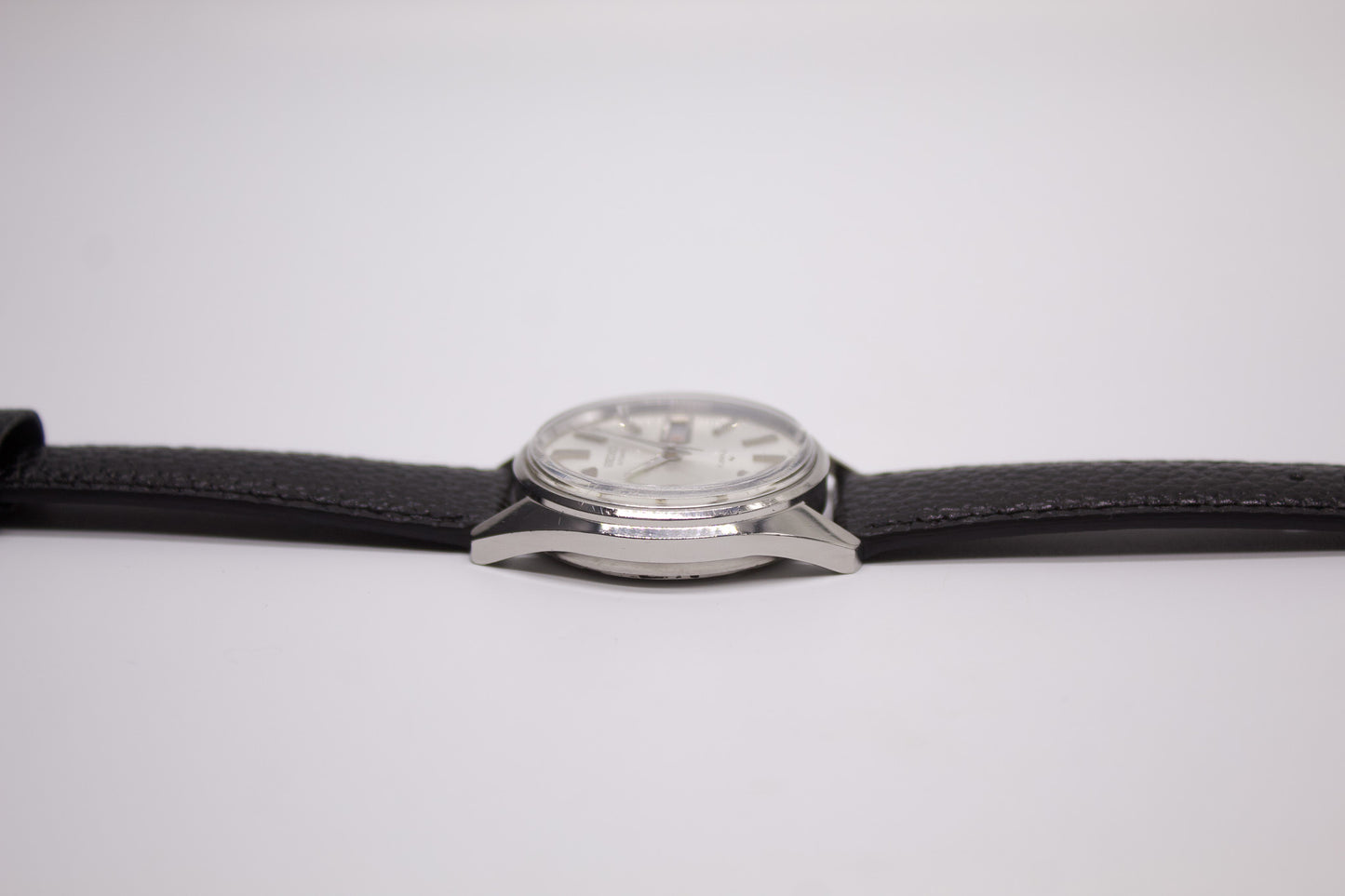 [Serviced] 1980 Seiko Automatic Silver Sunburst Dial Men's Wrist-Watch