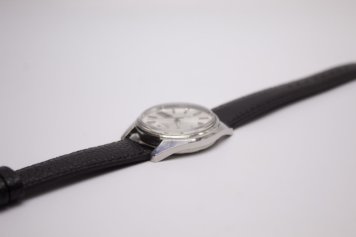 [Serviced] 1980 Seiko Automatic Silver Sunburst Dial Men's Wrist-Watch