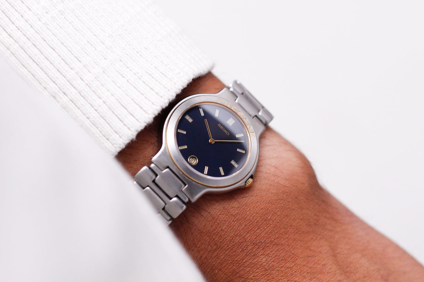 1988 Seiko Presage Quartz Midnight Blue Dial Men's Wrist-Watch