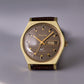 [Serviced] 1970 Bulova Coffee Linen Dial Men's Automatic Wrist-Watch