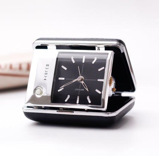 1970s Bulova Mechanical Travel Alarm-Clock