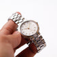1992 Seiko Dolce Quartz Frosted White Dial Two Tone Ladies' Wrist-Watch