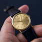 [Near Mint] 1983 Seiko Dolce Matte Sunburst Golden Dial Men's Wrist-Watch