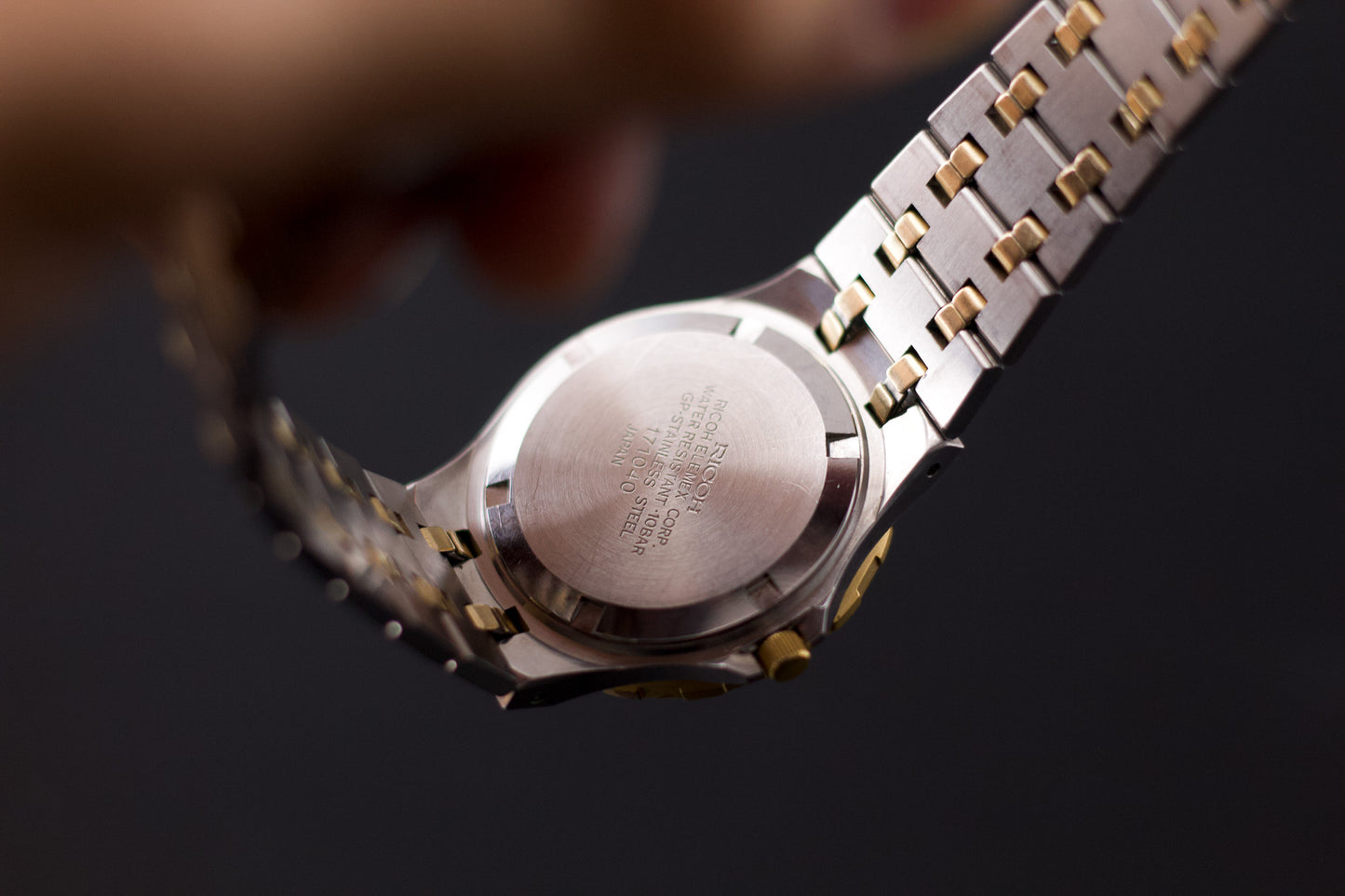 1980s Ricoh Quartz 'Baby Royal Oak' Two Tone Uni-Sex Wrist-Watch