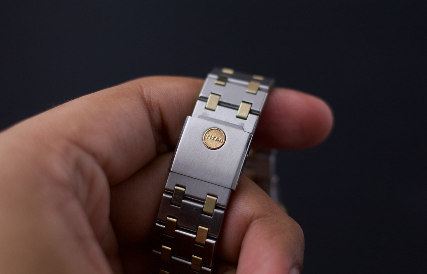 1980s Ricoh Quartz 'Baby Royal Oak' Two Tone Uni-Sex Wrist-Watch