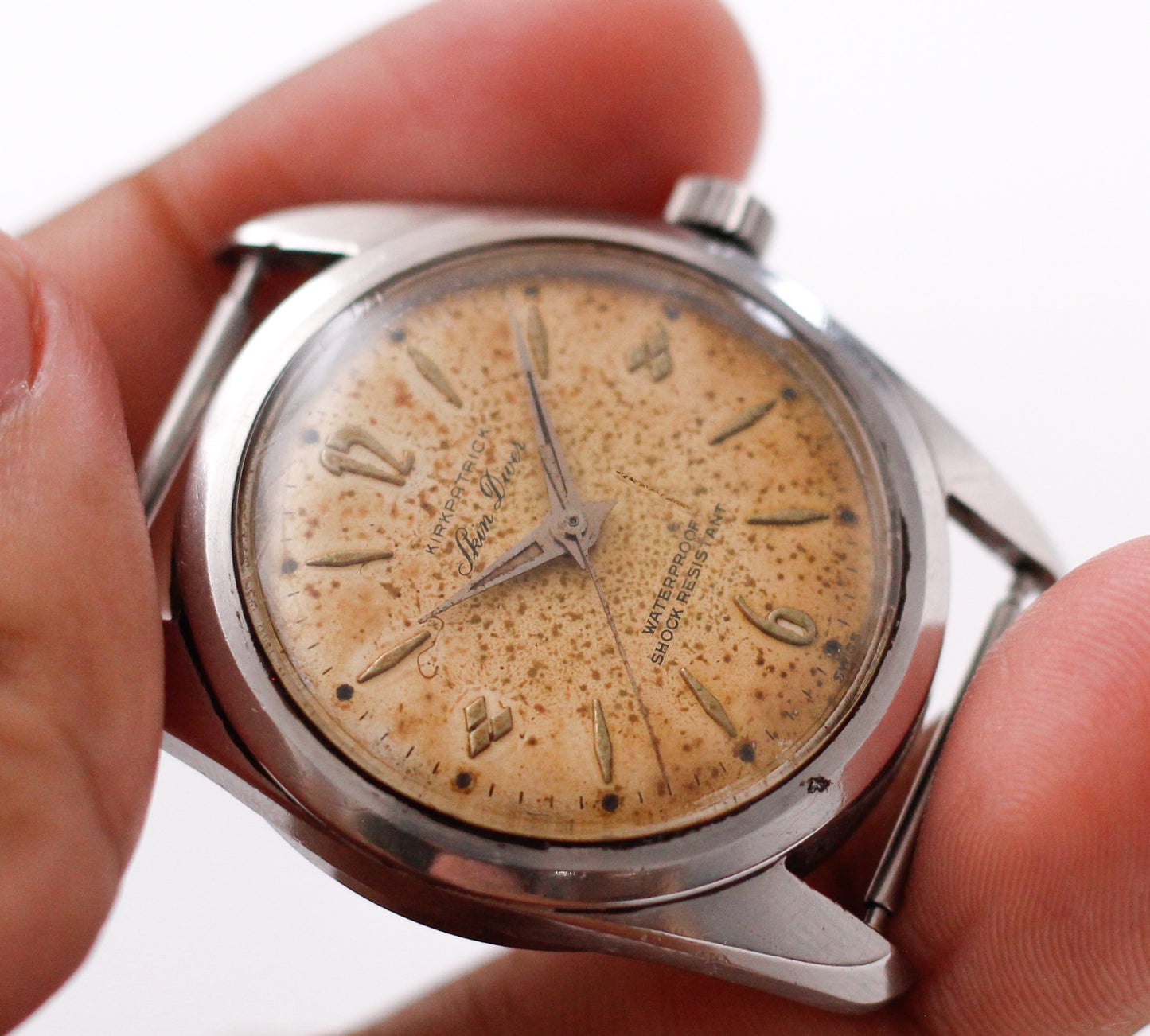 1960s Kirkpatrick Skin Diver Tropical Dial Mechanical Men's Wrist-Watch