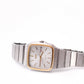 [Near Mint] 1983 Seiko Majesta Quartz Silver Sunburst Dial Two Tone Men's Wrist-Watch
