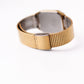1995 Pulsar Quartz Straight Grain Golden Dial Men's Wrist-Watch W/Box & Papers