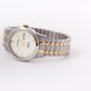 2000s Pulsar Quartz Lumibrite 'Flashlight' Dial Two Tone Case Men's Wrist-Watch