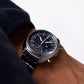 [Serviced] 1972 Seiko Automatic Chronograph 'Baby Speedmaster' Matte Black Dial Men's Wrist-Watch