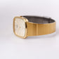 1983 Pulsar Quartz Snowfall Golden Dial Men's Wrist-Watch W/Box & Papers