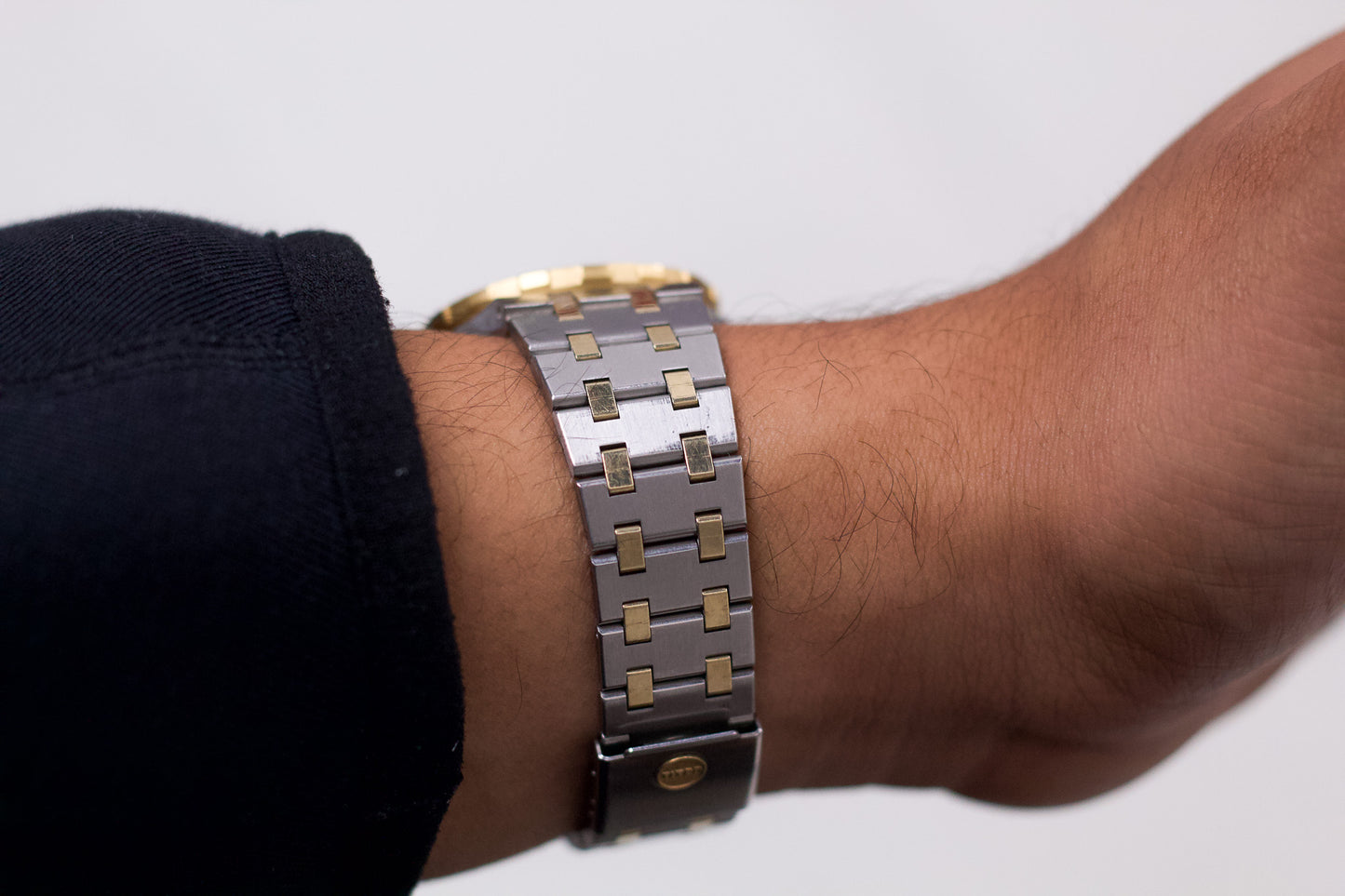 1980s Ricoh Quartz 'Baby Royal Oak' Two Tone Uni-Sex Wrist-Watch