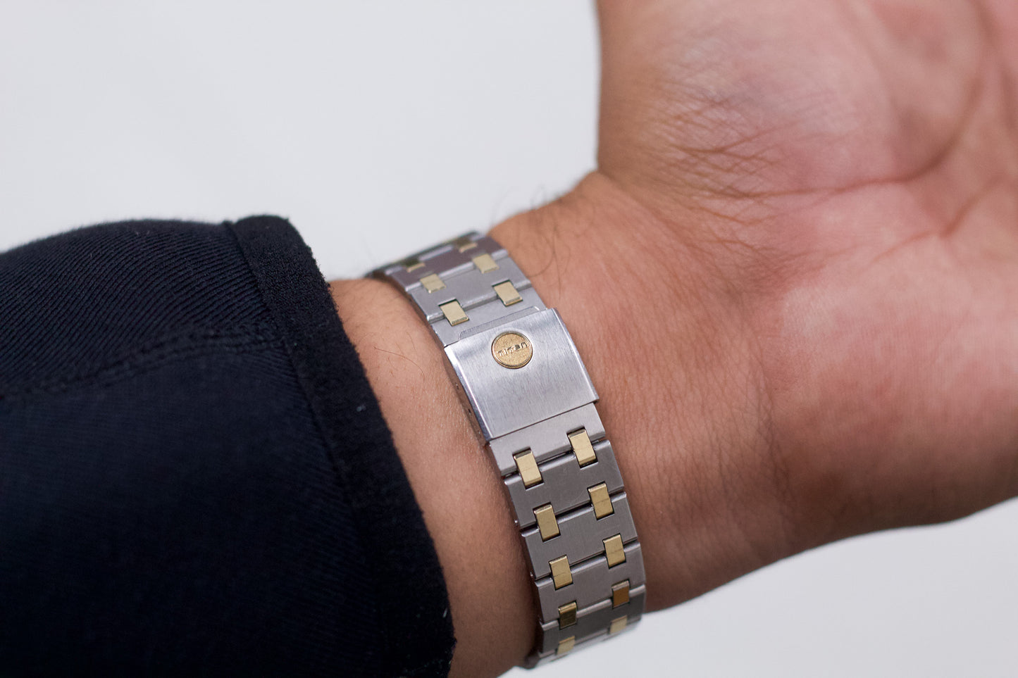 1980s Ricoh Quartz 'Baby Royal Oak' Two Tone Uni-Sex Wrist-Watch