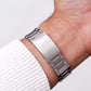 1980 Seiko Silverwave Quartz Straight Grain Silver Dial Men's Wrist-Watch
