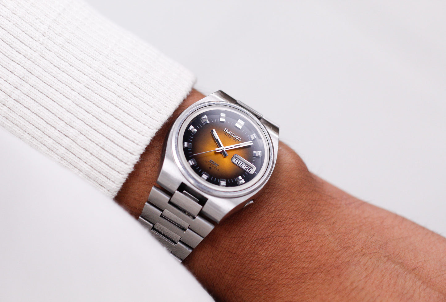 1974 Seiko Deluxe Automatic 'Tiger Eye' Dial Men's Wrist-Watch