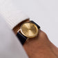[Near Mint] 1983 Seiko Dolce Matte Sunburst Golden Dial Men's Wrist-Watch