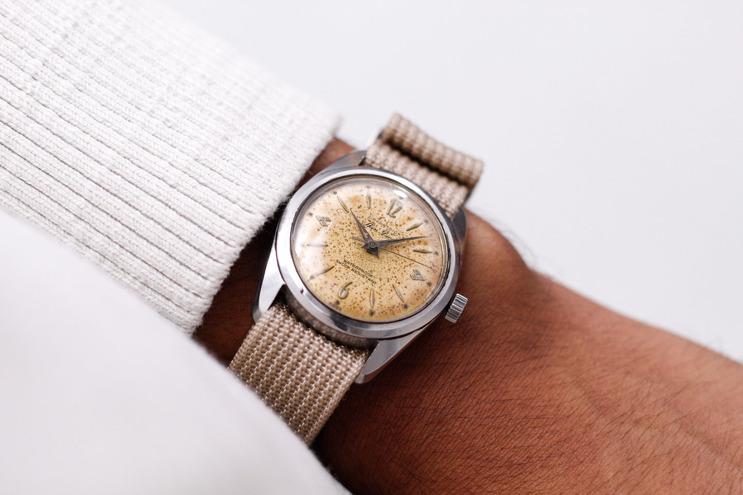 1960s Kirkpatrick Skin Diver Tropical Dial Mechanical Men's Wrist-Watch