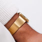 1983 Pulsar Quartz Snowfall Golden Dial Men's Wrist-Watch W/Box & Papers