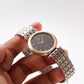 1985 Pulsar Quartz 'Concrete Gray' Dial Two Tone Men's Wrist-Watch