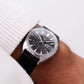 [Serviced] 1968 Seiko 5 Automatic Charcoal Sunburst Dial Men's Wrist Watch
