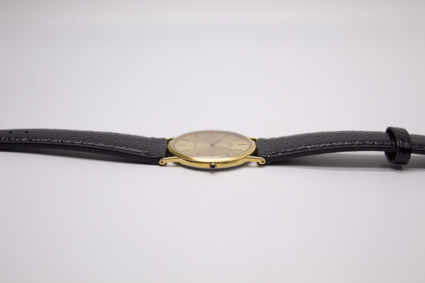 [Near Mint] 1983 Seiko Dolce Matte Sunburst Golden Dial Men's Wrist-Watch