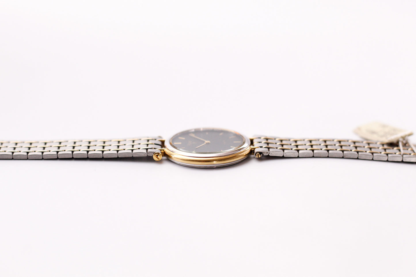 1985 Pulsar Quartz 'Concrete Gray' Dial Two Tone Men's Wrist-Watch