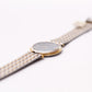 1985 Pulsar Quartz 'Concrete Gray' Dial Two Tone Men's Wrist-Watch