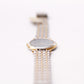 1985 Pulsar Quartz 'Concrete Gray' Dial Two Tone Men's Wrist-Watch