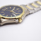 2000s Citizen Quartz Marine Blue Two Toned Men's Wrist-Watch