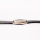 2005 Pulsar Quartz 'Baby Presidential' Inky Black Dial Two Tone Men's Wrist-Watch