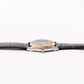 2005 Pulsar Quartz 'Baby Presidential' Inky Black Dial Two Tone Men's Wrist-Watch