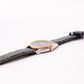 2005 Pulsar Quartz 'Baby Presidential' Inky Black Dial Two Tone Men's Wrist-Watch