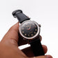 [Serviced] 1950s Rodania Mechanical Inky Black Military Style Dial Men's Wrist-Watch