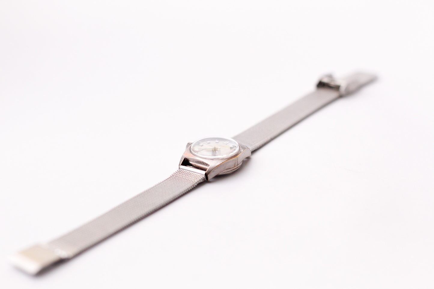 [Serviced] 1970s Croton Aquamatic Gray Sunburst Dial Ladies' Wrist-Watch